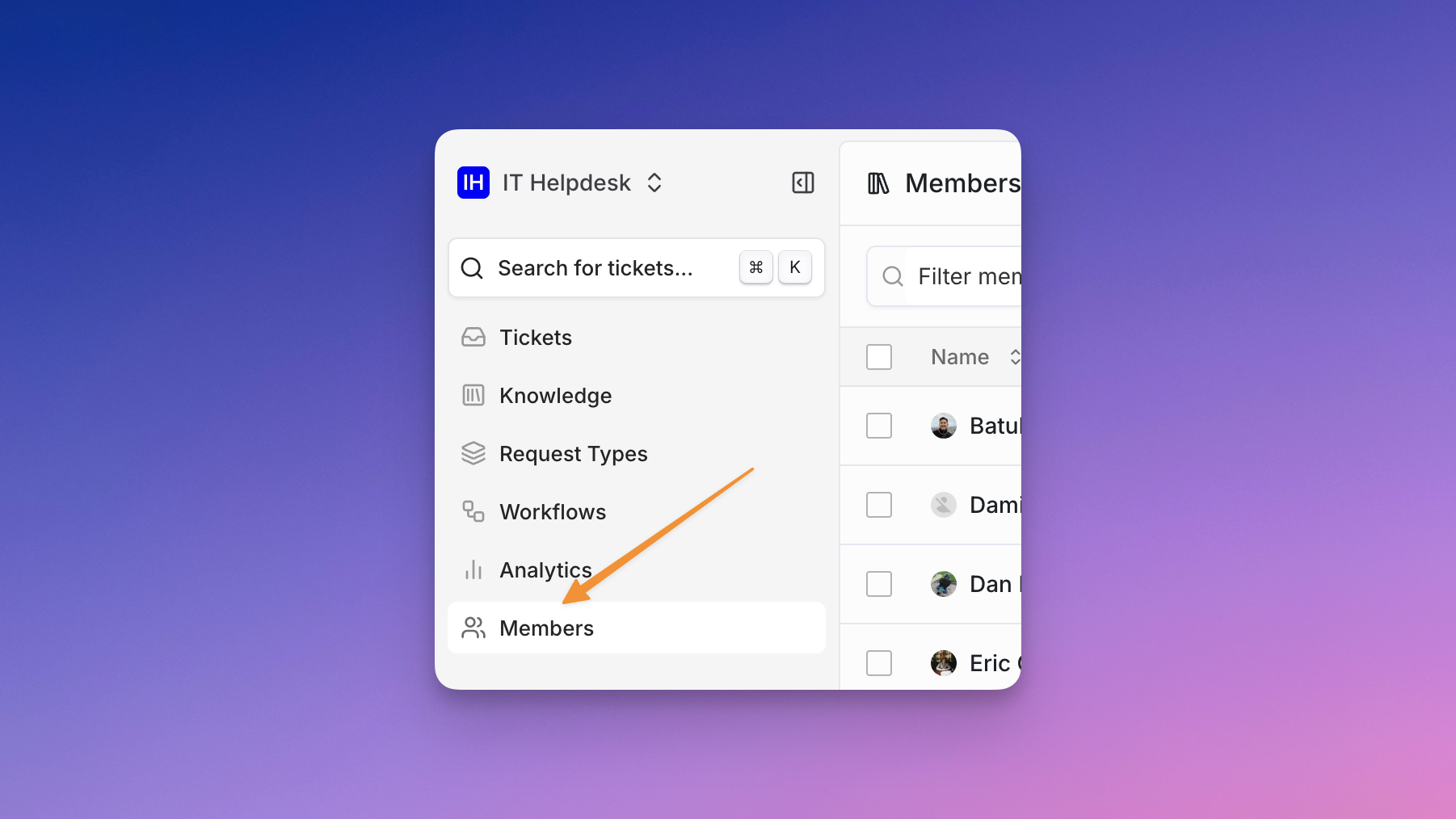 Workspace Members