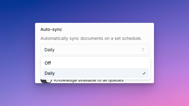 Auto Sync