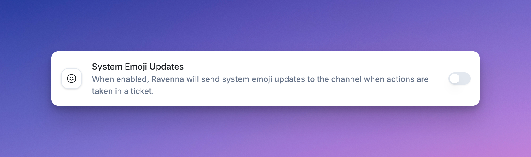 System Emoji Updates Configuration