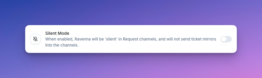 Silent Mode