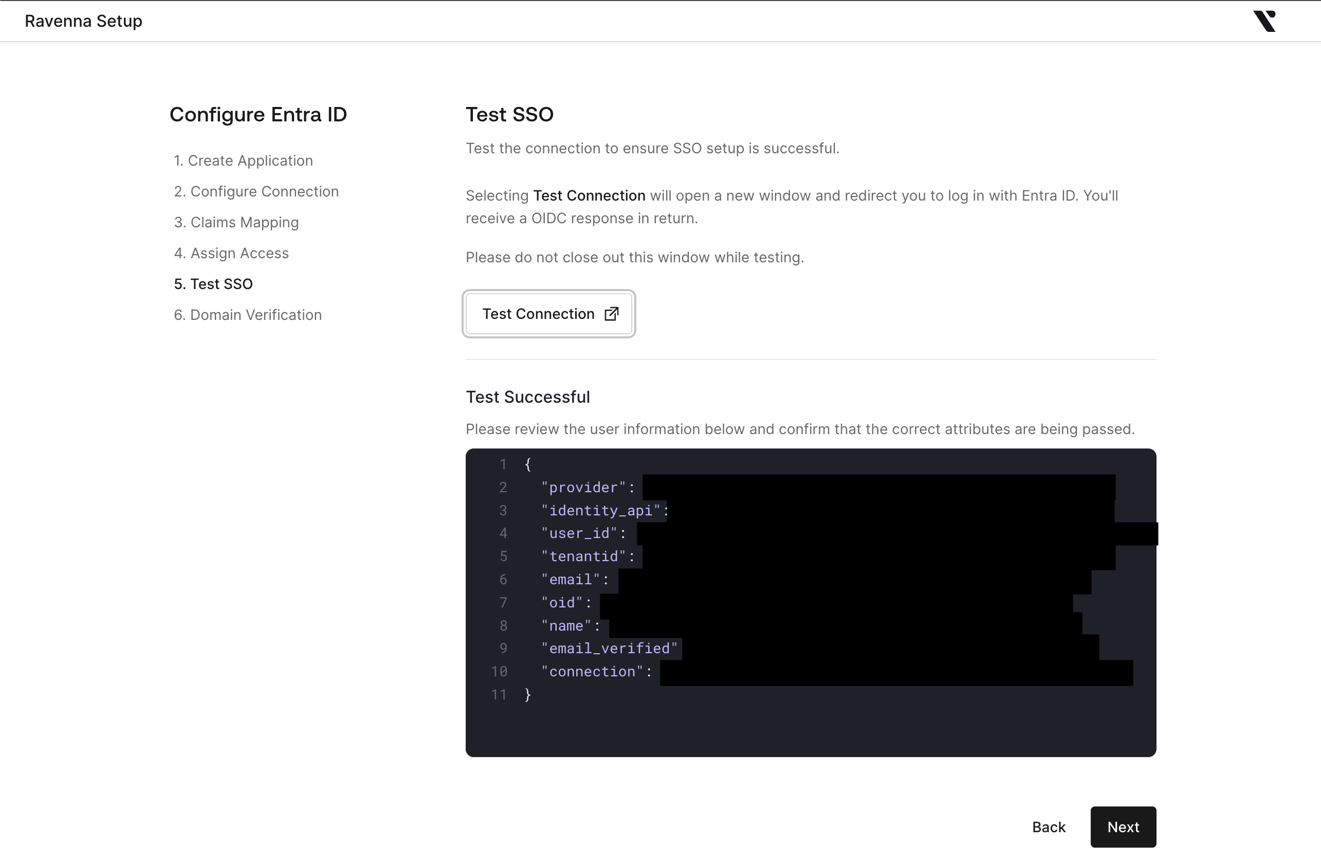 Review SSO test results