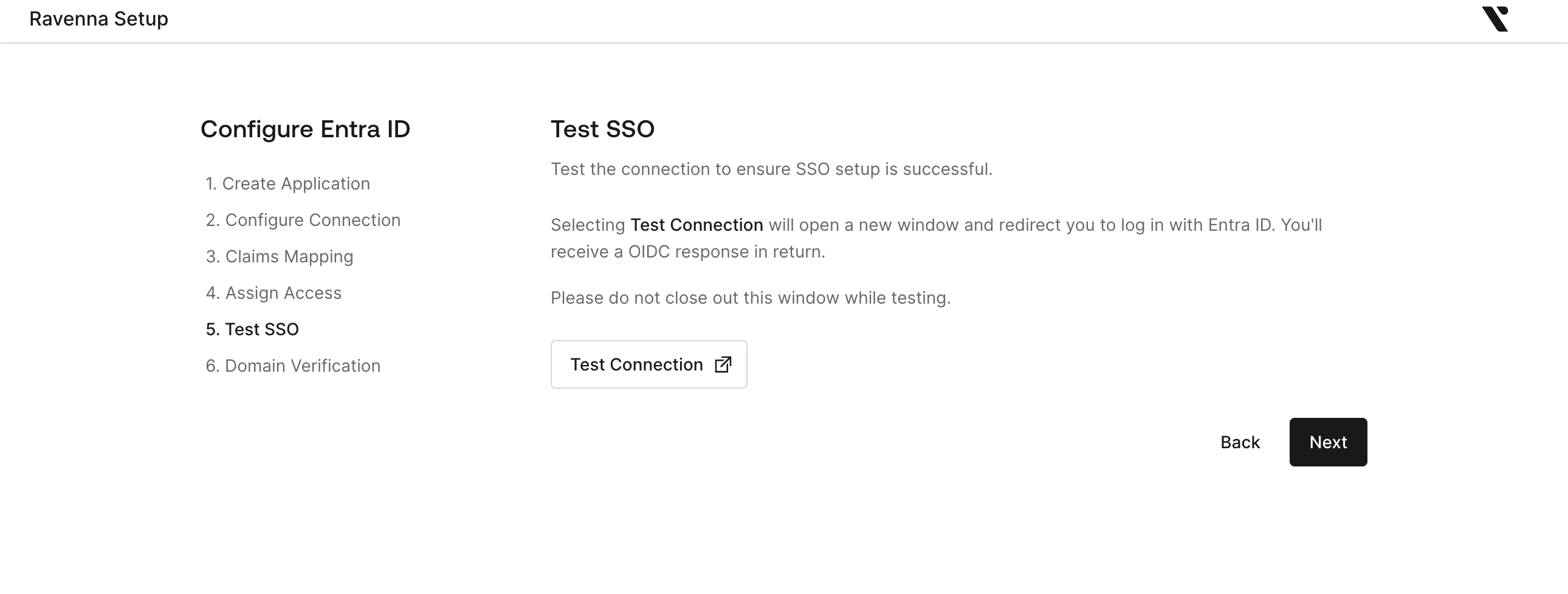 Test SSO configuration