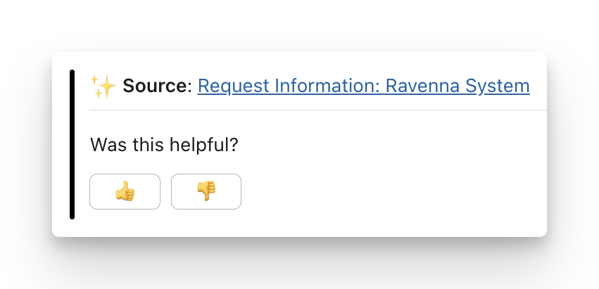 AI Answer Block