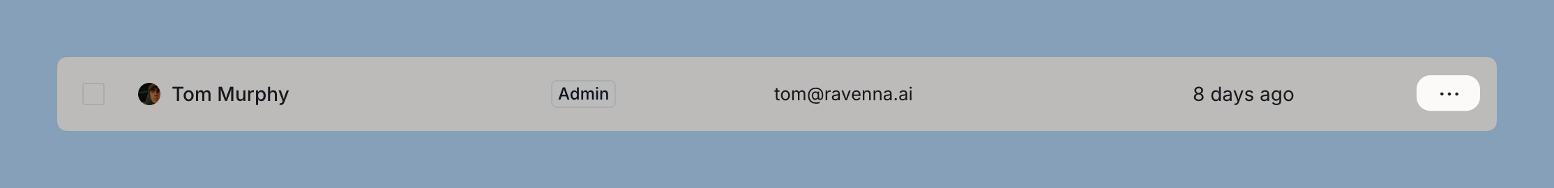 User Row